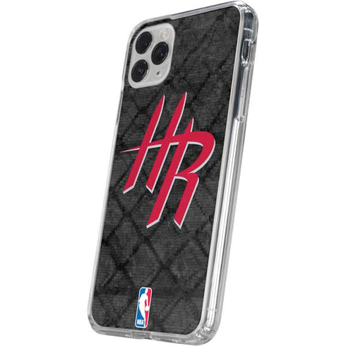 NBA Houston Rockets Dark Rust iPhone 11 Pro Clear Case