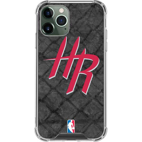 NBA Houston Rockets Dark Rust iPhone 11 Pro Max Clear Case
