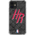 NBA Houston Rockets Dark Rust iPhone 12 Mini Clear Case