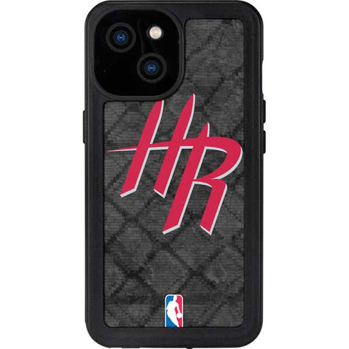 NBA Houston Rockets Dark Rust iPhone 13 Mini Waterproof Case