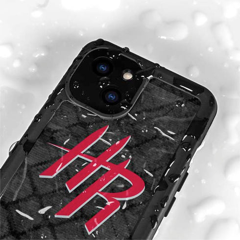 NBA Houston Rockets Dark Rust iPhone 13 Mini Waterproof Case