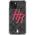 NBA Houston Rockets Dark Rust iPhone 14 Clear Case