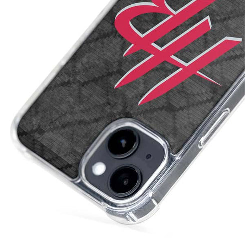 NBA Houston Rockets Dark Rust iPhone 15 Plus MagSafe Case