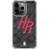 NBA Houston Rockets Dark Rust iPhone 14 Pro Clear Case