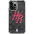 NBA Houston Rockets Dark Rust iPhone 14 Pro Max Clear Case