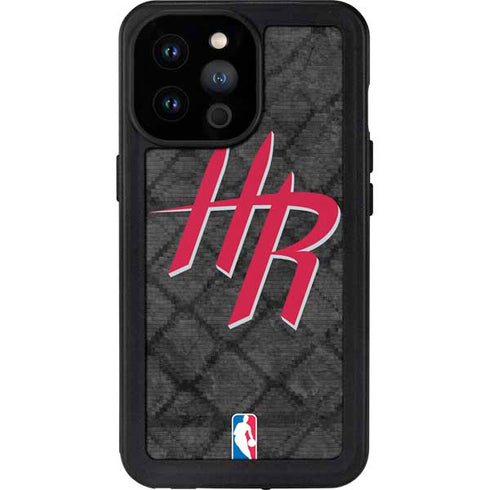 NBA Houston Rockets Dark Rust iPhone 14 Pro Max Waterproof Case