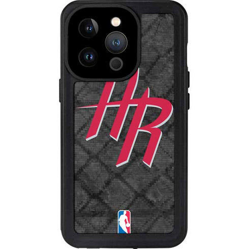 NBA Houston Rockets Dark Rust iPhone 14 Pro Waterproof Case
