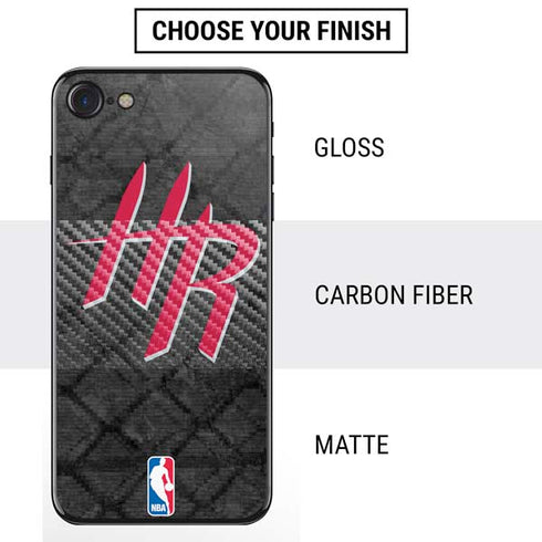 NBA Houston Rockets Dark Rust iPhone SE (2nd & 3rd Gen) Skin