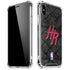 NBA Houston Rockets Dark Rust iPhone XS Max Clear Case
