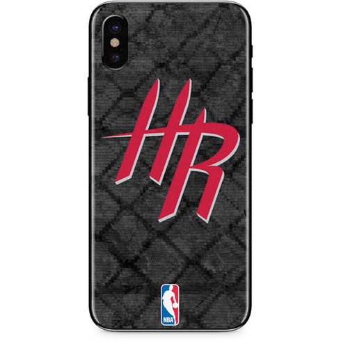 NBA Houston Rockets Dark Rust iPhone XS Skin