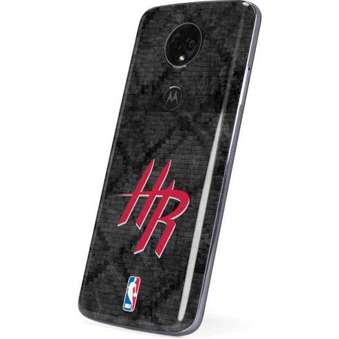 NBA Houston Rockets Dark Rust Moto E5 Plus Skin