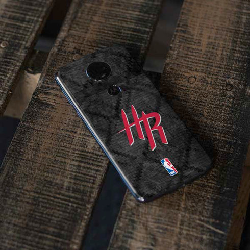 NBA Houston Rockets Dark Rust Moto E5 Plus Skin