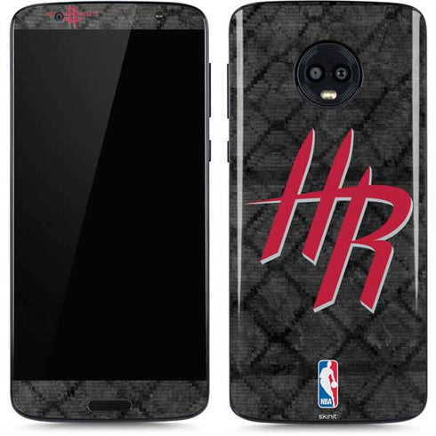 NBA Houston Rockets Dark Rust Moto G6 Skin