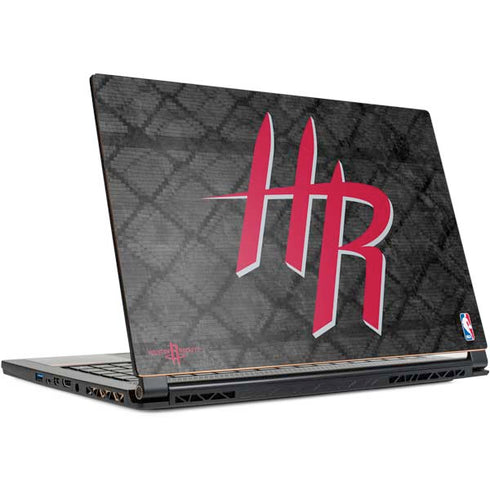 NBA Houston Rockets Dark Rust MSI GS65 Stealth Laptop Skin