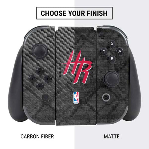 NBA Houston Rockets Dark Rust Nintendo Switch Bundle Skin