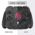 NBA Houston Rockets Dark Rust Nintendo Switch Bundle Skin