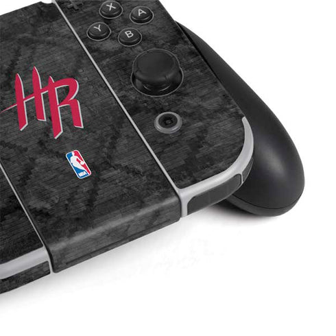 NBA Houston Rockets Dark Rust Nintendo Switch OLED (2021) Skin