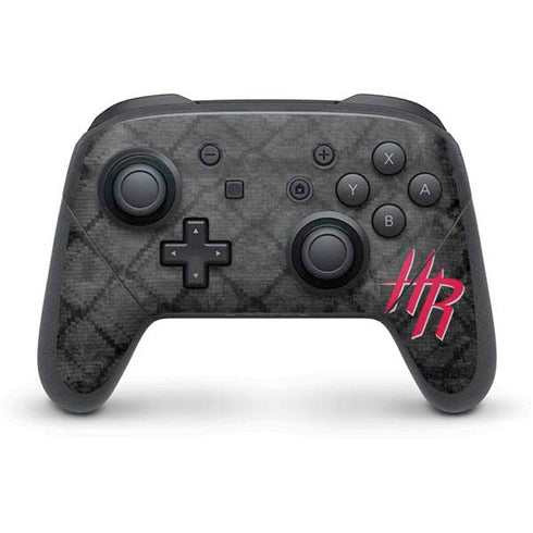 NBA Houston Rockets Dark Rust Nintendo Switch Pro Controller Skin