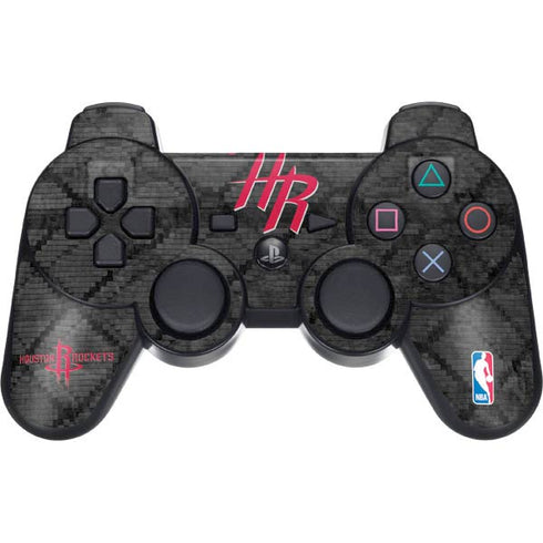 NBA Houston Rockets Dark Rust PS3 Dual Shock wireless controller Skin