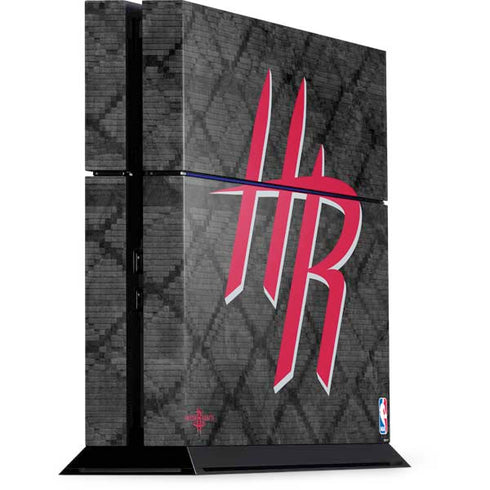 NBA Houston Rockets Dark Rust PS4 Console Skin