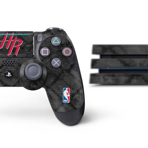 NBA Houston Rockets Dark Rust PS4 Pro Bundle Skin