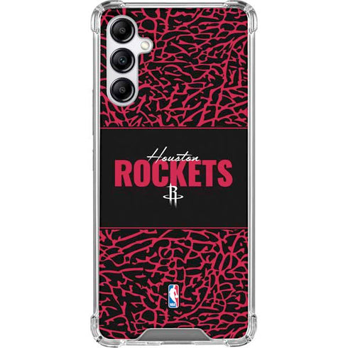 NBA Houston Rockets Elephant Print Galaxy A15 5G Clear Case