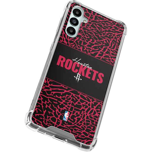 NBA Houston Rockets Elephant Print Galaxy A15 5G Clear Case