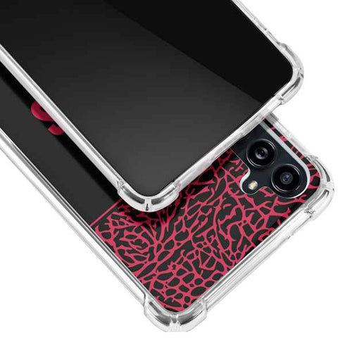 NBA Houston Rockets Elephant Print Galaxy A54 5G Clear Case