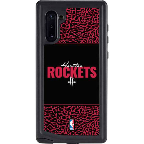 NBA Houston Rockets Elephant Print Galaxy Note 10 Waterproof Case