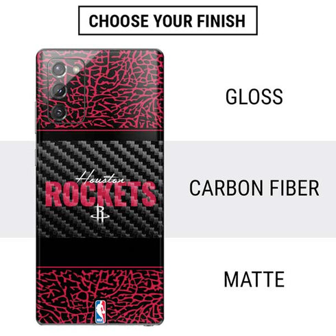 NBA Houston Rockets Elephant Print Galaxy Note20 5G Skin