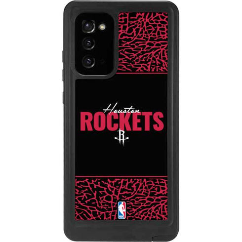 NBA Houston Rockets Elephant Print Galaxy Note20 5G Waterproof Case