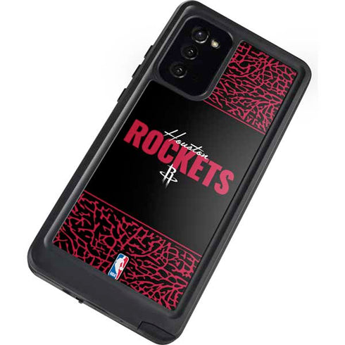 NBA Houston Rockets Elephant Print Galaxy Note20 5G Waterproof Case