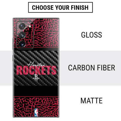 NBA Houston Rockets Elephant Print Galaxy Note20 Ultra 5G Skin