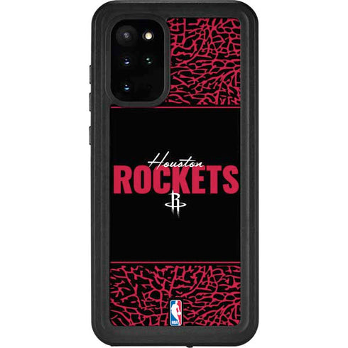 NBA Houston Rockets Elephant Print Galaxy S20 Plus Waterproof Case