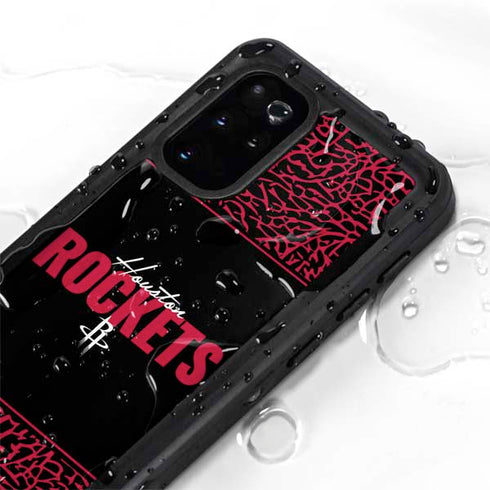 NBA Houston Rockets Elephant Print Galaxy S20 Plus Waterproof Case