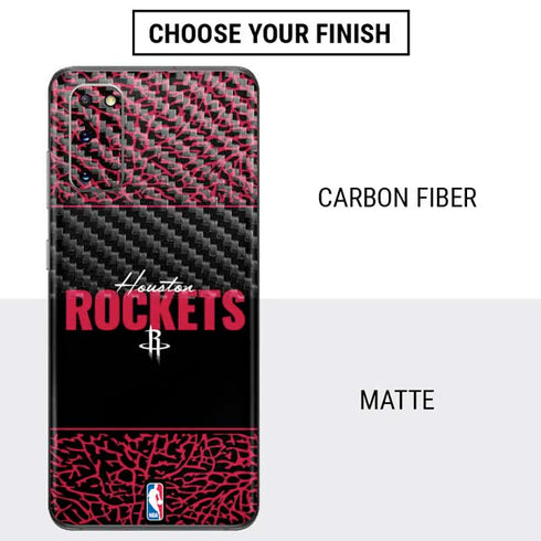 NBA Houston Rockets Elephant Print Galaxy S20 Skin