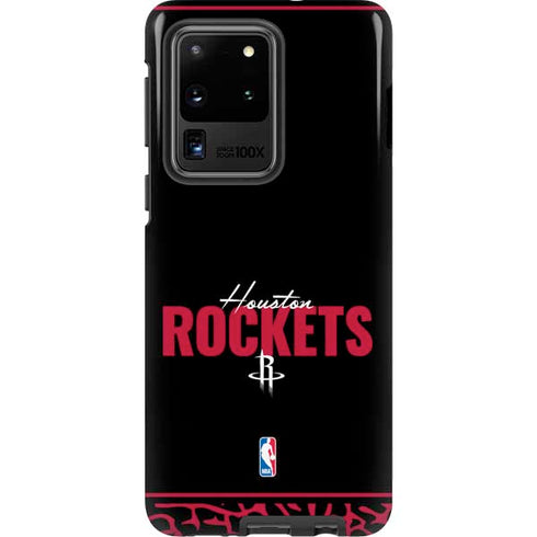 NBA Houston Rockets Elephant Print Galaxy S20 Ultra 5G Pro Case
