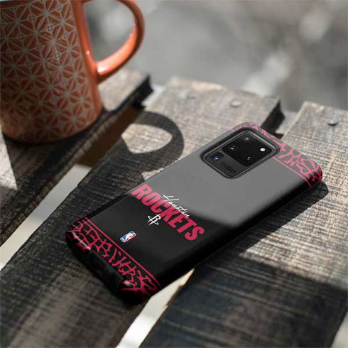 NBA Houston Rockets Elephant Print Galaxy S20 Ultra 5G Pro Case