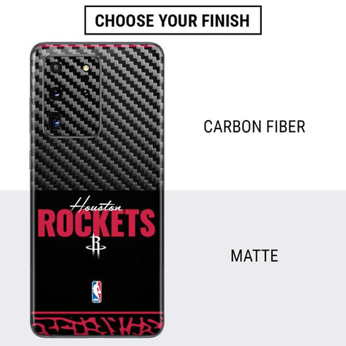 NBA Houston Rockets Elephant Print Galaxy S20 Ultra 5G Skin