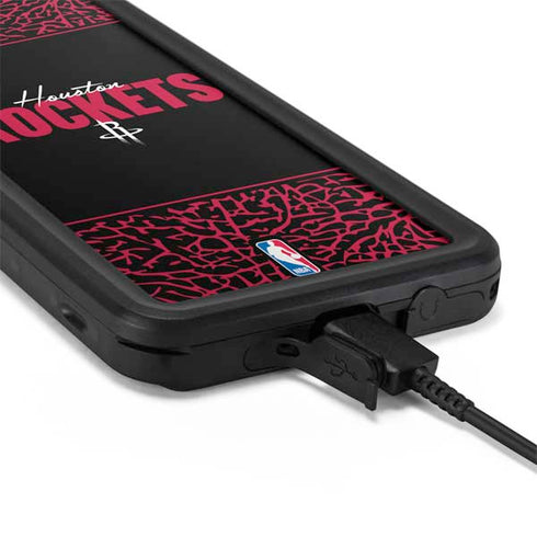 NBA Houston Rockets Elephant Print Galaxy S20 Waterproof Case