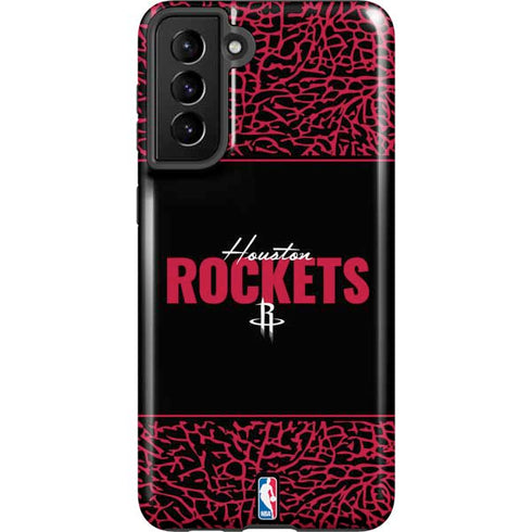 NBA Houston Rockets Elephant Print Galaxy S21 Plus 5G Pro Case