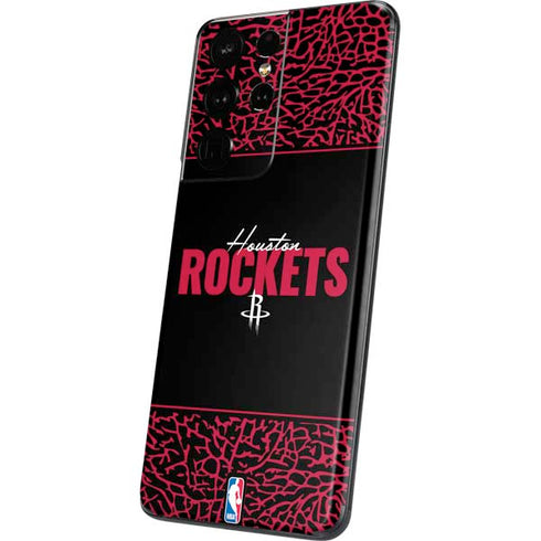 NBA Houston Rockets Elephant Print Galaxy S21 Ultra 5G Skin