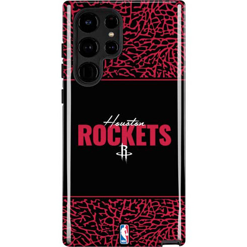 NBA Houston Rockets Elephant Print Galaxy S22 Ultra Pro Case