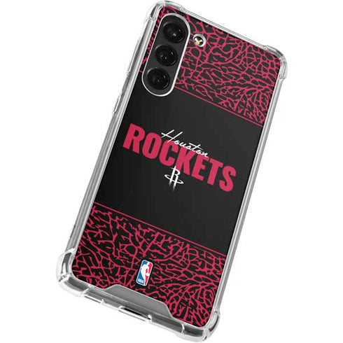 NBA Houston Rockets Elephant Print Galaxy S23 Plus Clear Case