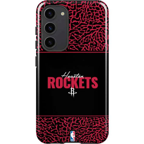 NBA Houston Rockets Elephant Print Galaxy S23 Plus Pro Case