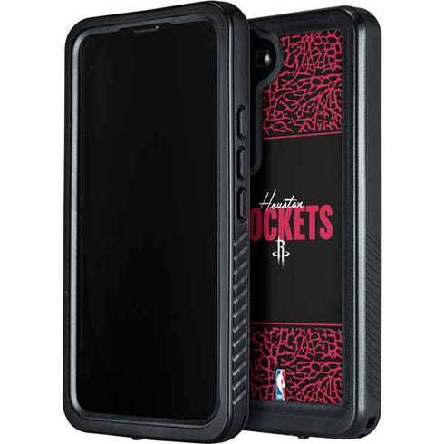 NBA Houston Rockets Elephant Print Galaxy S23 Plus Waterproof Case