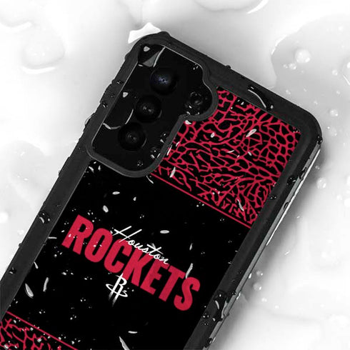 NBA Houston Rockets Elephant Print Galaxy S23 Plus Waterproof Case