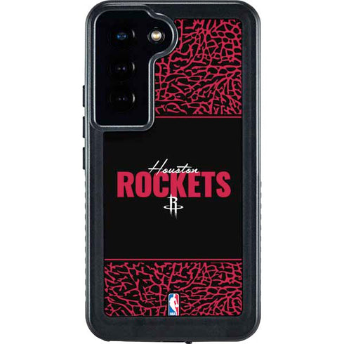 NBA Houston Rockets Elephant Print Galaxy S23 Waterproof Case