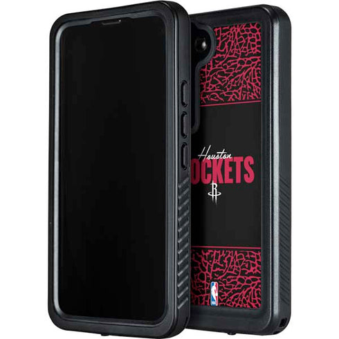 NBA Houston Rockets Elephant Print Galaxy S23 Waterproof Case