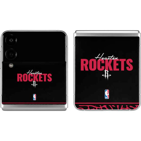NBA Houston Rockets Elephant Print Galaxy Z Flip4 5G Skin